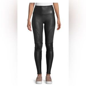 Black Moto Spanx Leggings